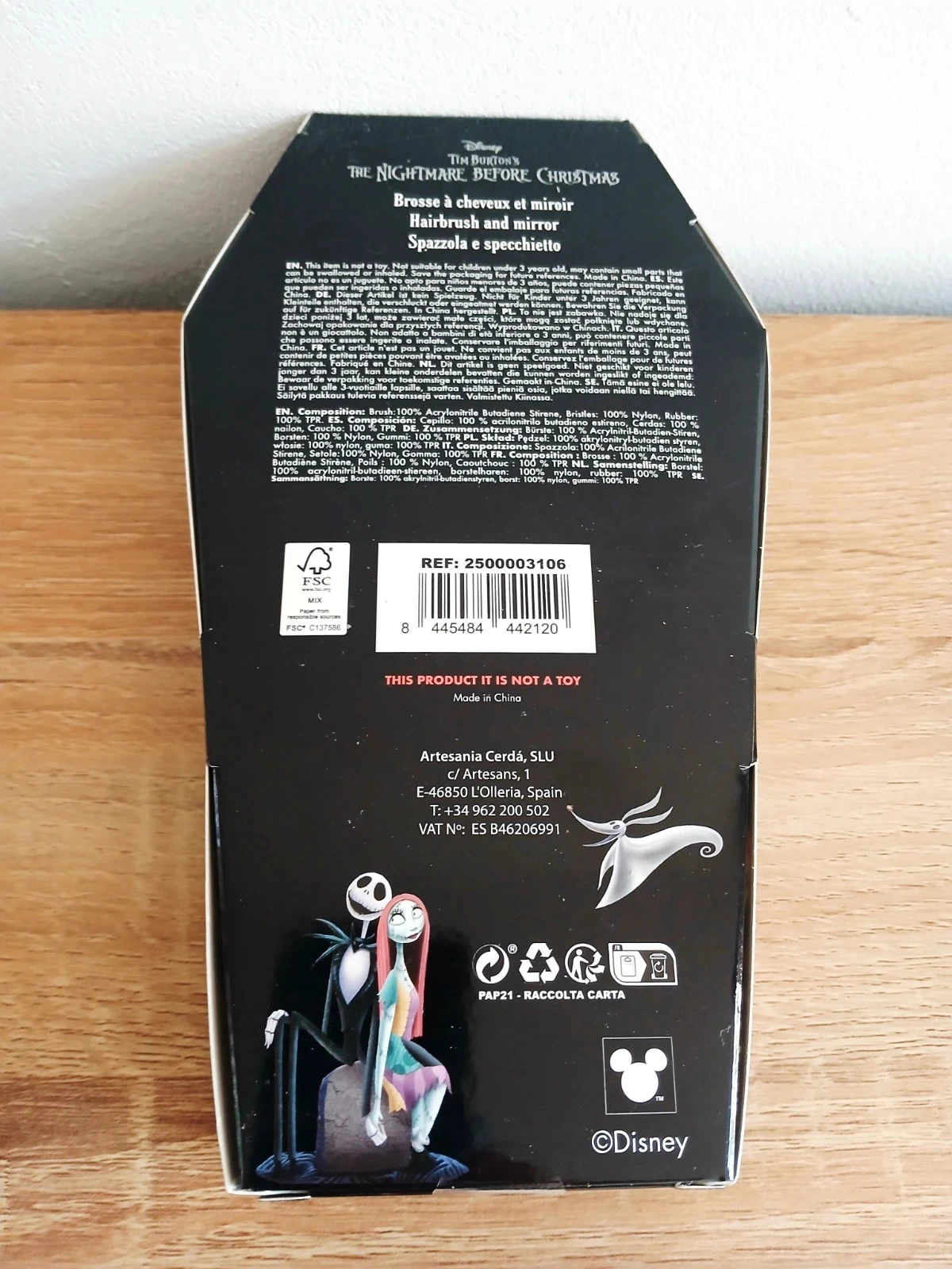 Set Borstel + spiegel The Nightmare Before Christmas – photo 2